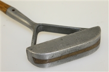 Otto Hackbarth Forked Shaft Hickory Putter Pat. No. 687539