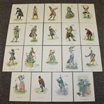 The Nineteen Holes of Golf Complete Set of the Classic Golf Color Prints - Excellent Condition