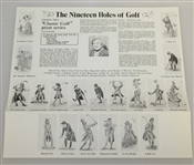 'The Nineteen Holes of Golf' Complete Set of the Classic Golf Color Prints - Excellent Condition