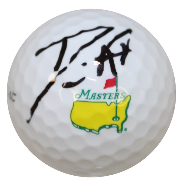 Danny Willett Signed Masters Logo Golf Ball JSA ALOA