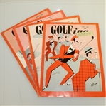 Four 1950s Golfing The National Players Golfing Magazine - 1956 (x3) & 1957