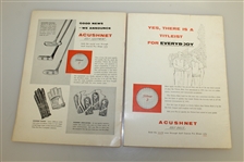 Four 1950's Golfing The National Players Golfing Magazine - 1956 (x3) & 1957