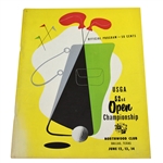 1952 US Open Championship at Northwood CC Program - Julius Boros Winner