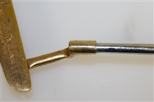 Ray Floyd's GOLD PING Karsten Solheim Awarded Putter (B 60) - 1981 Westchester Classic Win 