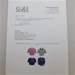 Ray Floyd's 2014 Ryder Cup Vice Captain USA Team Rain Jacket & Three Shirts