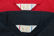 Ray Floyd's 1975 Ryder Cup USA Team Issued Uniform Shirts - Blue & Red