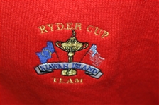 Ray Floyd's 1991 Ryder Cup USA Team Issued Cashmere Uniform Red Sweater - Kiawah