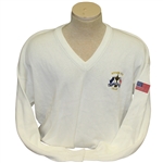 Ray Floyd's 1991 Ryder Cup USA Team Issued Uniform White Sweater & Sweater Vest - Kiawah