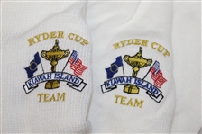 Ray Floyd's 1991 Ryder Cup USA Team Issued Uniform White Sweater & Sweater Vest - Kiawah