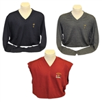 Ray Floyds 2008 Ryder Cup USA Team Issued Nike Light Knit Tops - Blue, Maroon, & Grey