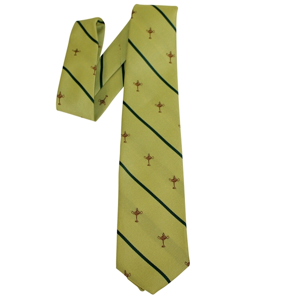 Ray Floyds Ryder Cup USA Team Issued Yellow Tie - Made for Ryder Cup Matches