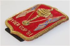 Ray Floyd's 1981 Ryder Cup USA Team Issued Red Pocket Crest