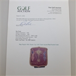 Ray Floyd's 1981 Ryder Cup USA Team Issued Red Pocket Crest