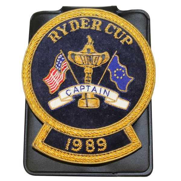 Ray Floyds 1989 TEAM CAPTAIN Ryder Cup USA Team Issued Pocket Crest