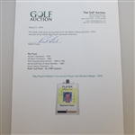 Ray Floyd's Masters Tournament Player Identification Badge - 2002