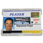 Ray Floyds Masters Tournament Player Identification Badge - 2003