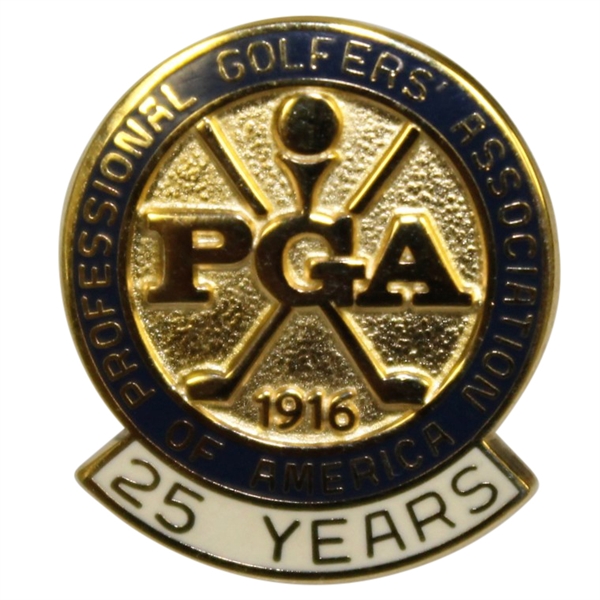 Ray Floyds 10k Gold 25 Years of Membership in the PGA Pin