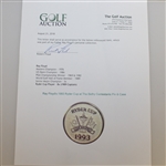 Ray Floyd's 1993 Ryder Cup at The Belfry Contestants Pin & Case
