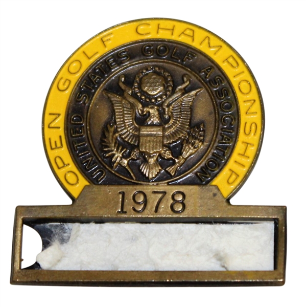 Ray Floyds 1978 US Open Championship at Cherry Hills Contestant Badge