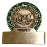 Ray Floyds 1992 US Open Championship at Pebble Beach Contestant Badge