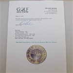 Ray Floyd's World Series of Golf 10k Gold Medal as 1969 PGA Champion