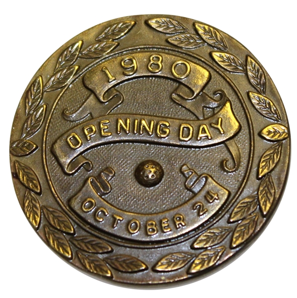 Ray Floyds 1980 TPC Opening Day Dedication Medal - Gifted to PGA Tour Winners