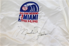 1990 NBA All-Star Game Ball Boy's Full Uniform Signed by Michael Jordan - Ray Floyd Jr. Worn JSA ALOA