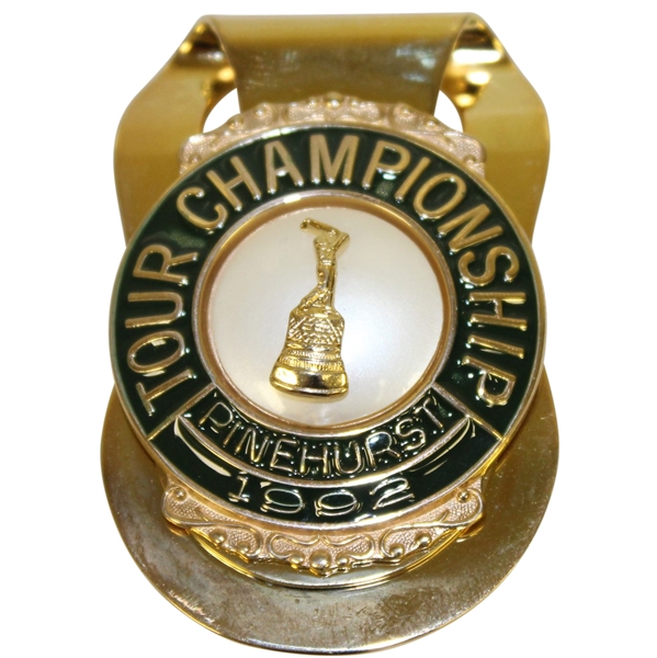Ray Floyds 1992 Tour Championship at Pinehurst Contestant Money Clip/Badge