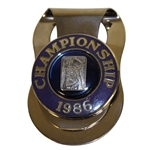 Ray Floyds 1986 TPC Championship Contestant Money Clip/Badge