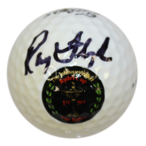 Ray Floyd Signed 1989 Ryder Cup at The Belfry Logo Golf Ball JSA ALOA