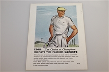 Dow Finsterwald Signed 1958 PGA Championship at Llanerch CC Program JSA ALOA