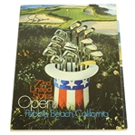 Jack Nicklaus Signed 1972 US Open Championship at Pebble Beach Program JSA ALOA