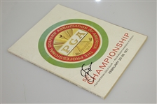 Jack Nicklaus Signed 1971 PGA Championship at PGA National Program JSA ALOA