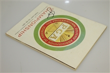 Jack Nicklaus Signed 1971 PGA Championship at PGA National Program JSA ALOA