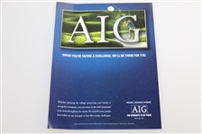 Angel Cabrera Signed 2007 US Open Championship at Oakmont CC Program JSA ALOA