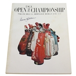 Gene Littler Signed 1961 US Open Championship at Oakland Hills CC Program JSA ALOA