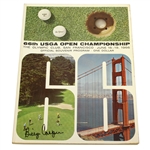 Billy Casper Signed 1966 US Open Championship at The Olympic Club Program JSA ALOA