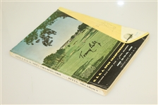 Tommy Bolt Signed 1958 US Open Championship at Southern Hills CC Program JSA ALOA