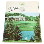 Dave Marr Signed 1965 PGA Championship at Laurel Valley GC Program JSA ALOA