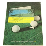 Tony Jacklin Signed 1970 US Open Championship at Hazeltine National GC Program JSA ALOA