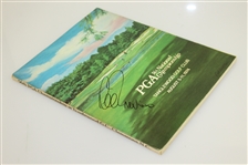 Lee Trevino Signed 1974 PGA Championship at Tanglewood GC Program JSA ALOA