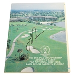 Larry Nelson Signed 1987 PGA Championship at PGA National Golf Club Program JSA ALOA