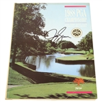Jeff Sluman Signed 1988 PGA Championship at Oak Tree GC Program JSA ALOA