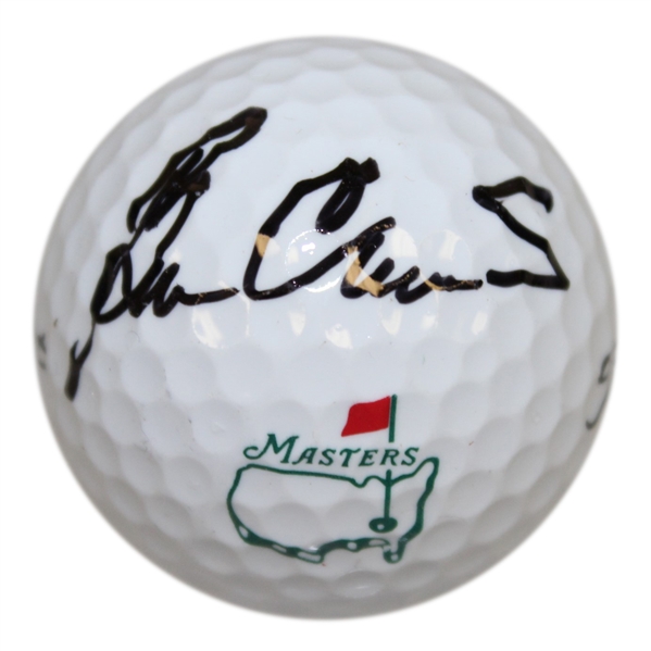 Ben Crenshaw Signed Masters Logo Golf Ball JSA ALOA