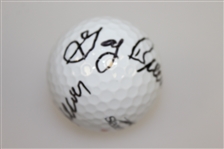Gay Brewer Signed Masters Logo Golf Ball (Signed Twice) JSA ALOA