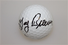 Gay Brewer Signed Masters Logo Golf Ball (Signed Twice) JSA ALOA