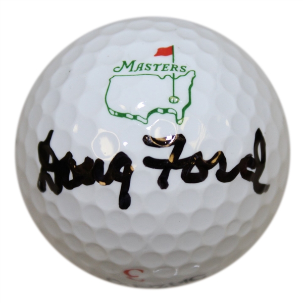 Doug Ford Signed Masters Logo Golf Ball JSA ALOA