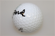 Doug Ford Signed Masters Logo Golf Ball JSA ALOA