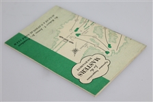 1950 Masters Tournament Spectator Guide - Jimmy Demaret Winner