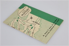 1953 Masters Tournament Spec Guide Signed by Demaret, Wood, Smith, & Nelson JSA ALOA